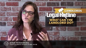 Annie Fitzsimmons, a white woman with brown hair and glasses in front of a brick wall